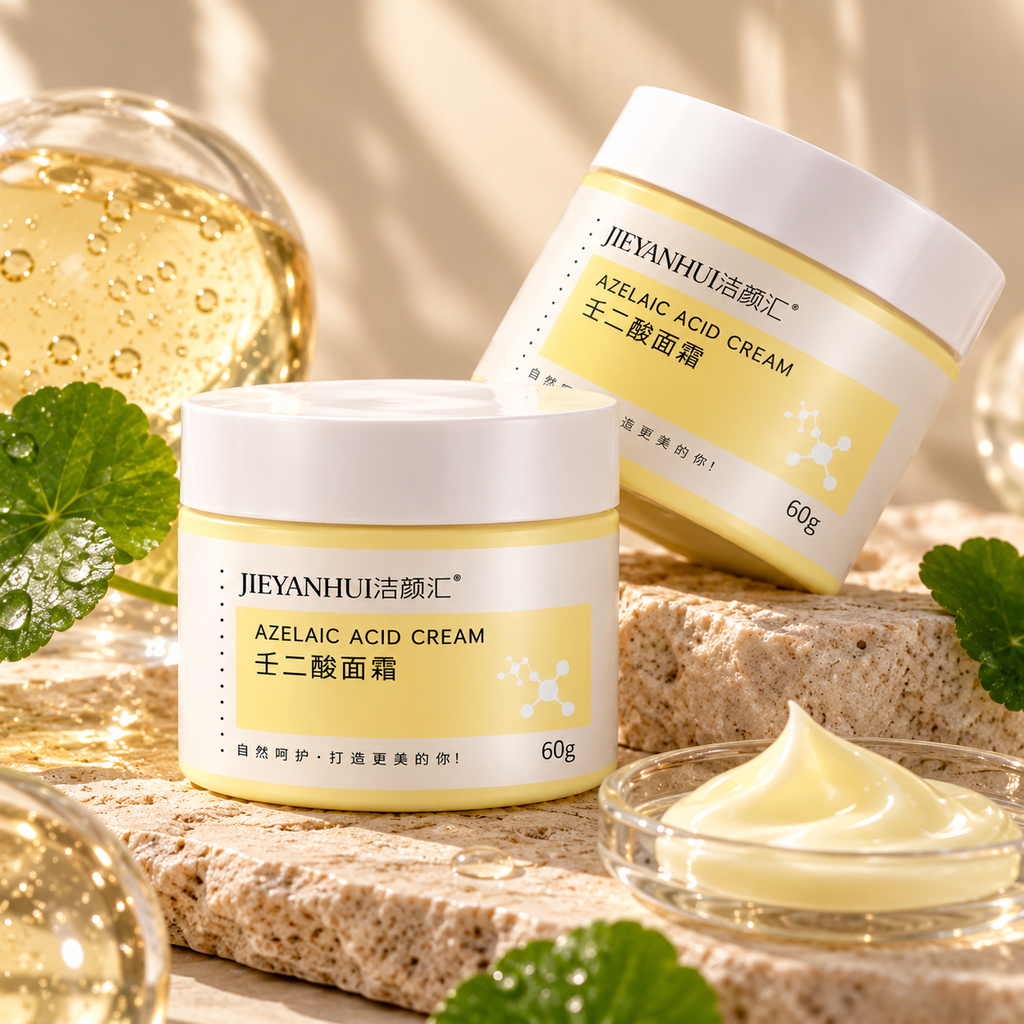 Crema facial con ácido azelaico 15%