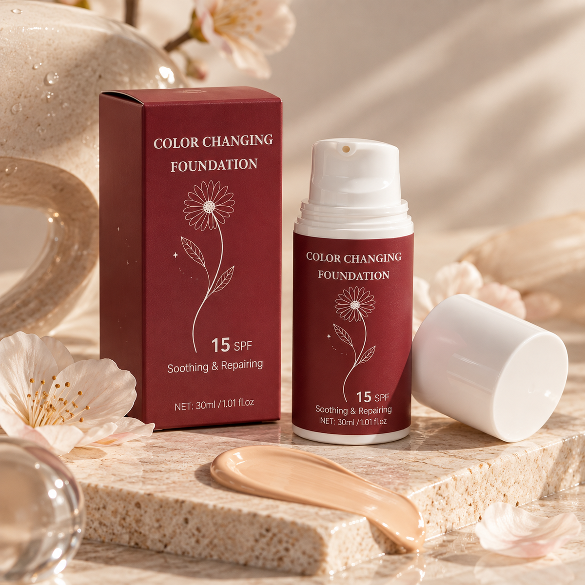 Adaptive Skin Foundation. Base de Maquillaje Adaptativa